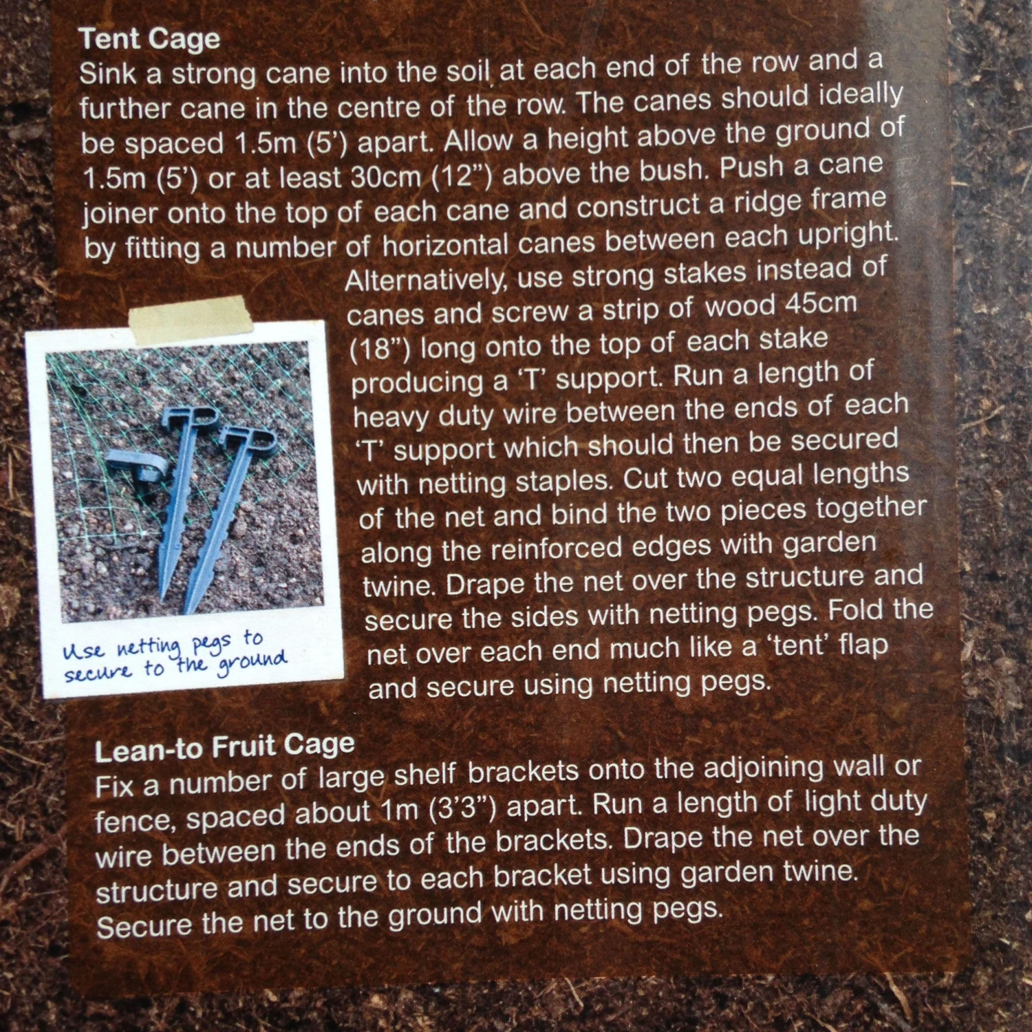 Fruit Cage and Crop Protection Net