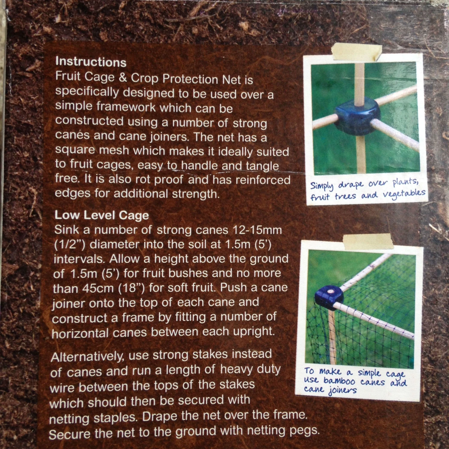 Fruit Cage and Crop Protection Net